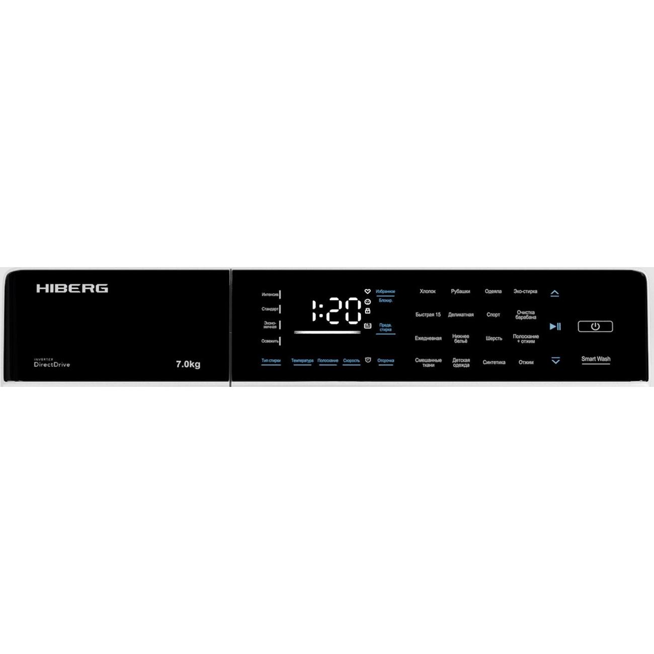 Стиральная машина Hiberg i-DDQ9-712 W — изображение 5