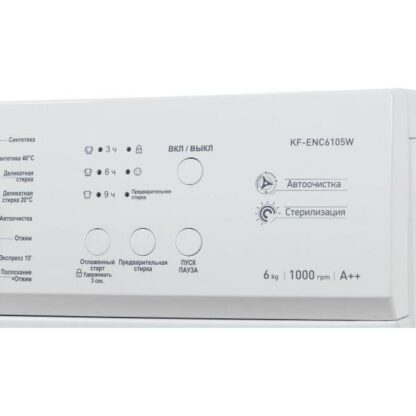 Стиральная машина Kraft KF-ENC6105W — изображение 5