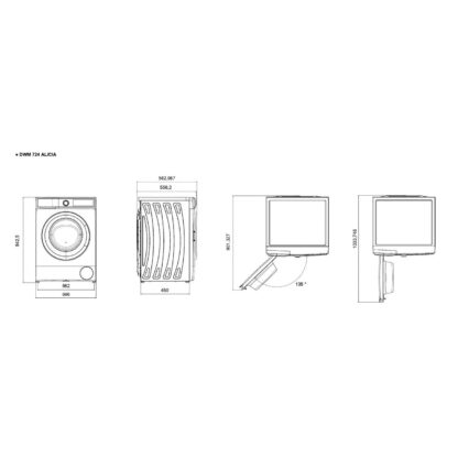 Стиральная машина DeLonghi DWM 724 Alicia — изображение 12