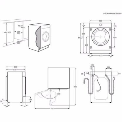 Встраиваемая стиральная машина Electrolux EW8F348SCI — изображение 11