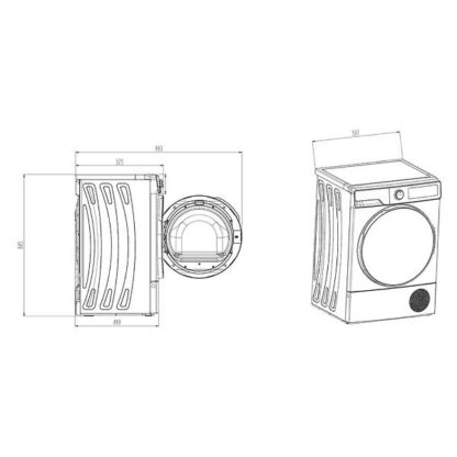 Сушильная машина DeLonghi DTD 8105 C Fabio — изображение 4