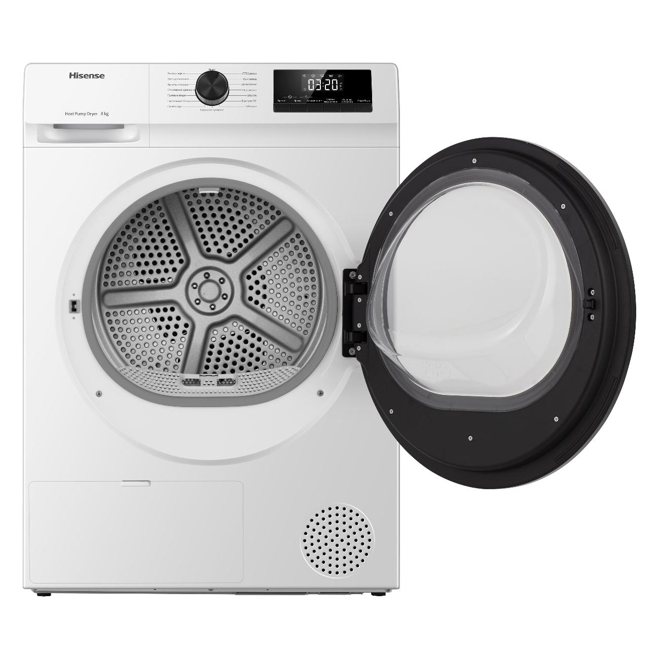 Сушильная машина Hisense DHQE800BW2 — изображение 2