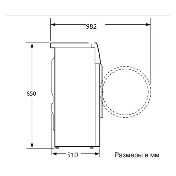 Стиральная машина Nordfrost i-WSQ4 8140 W — изображение 6