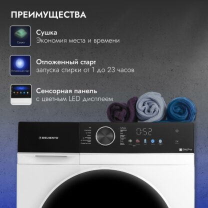 Стиральная машина с сушкой Delvento VHS701 — изображение 4