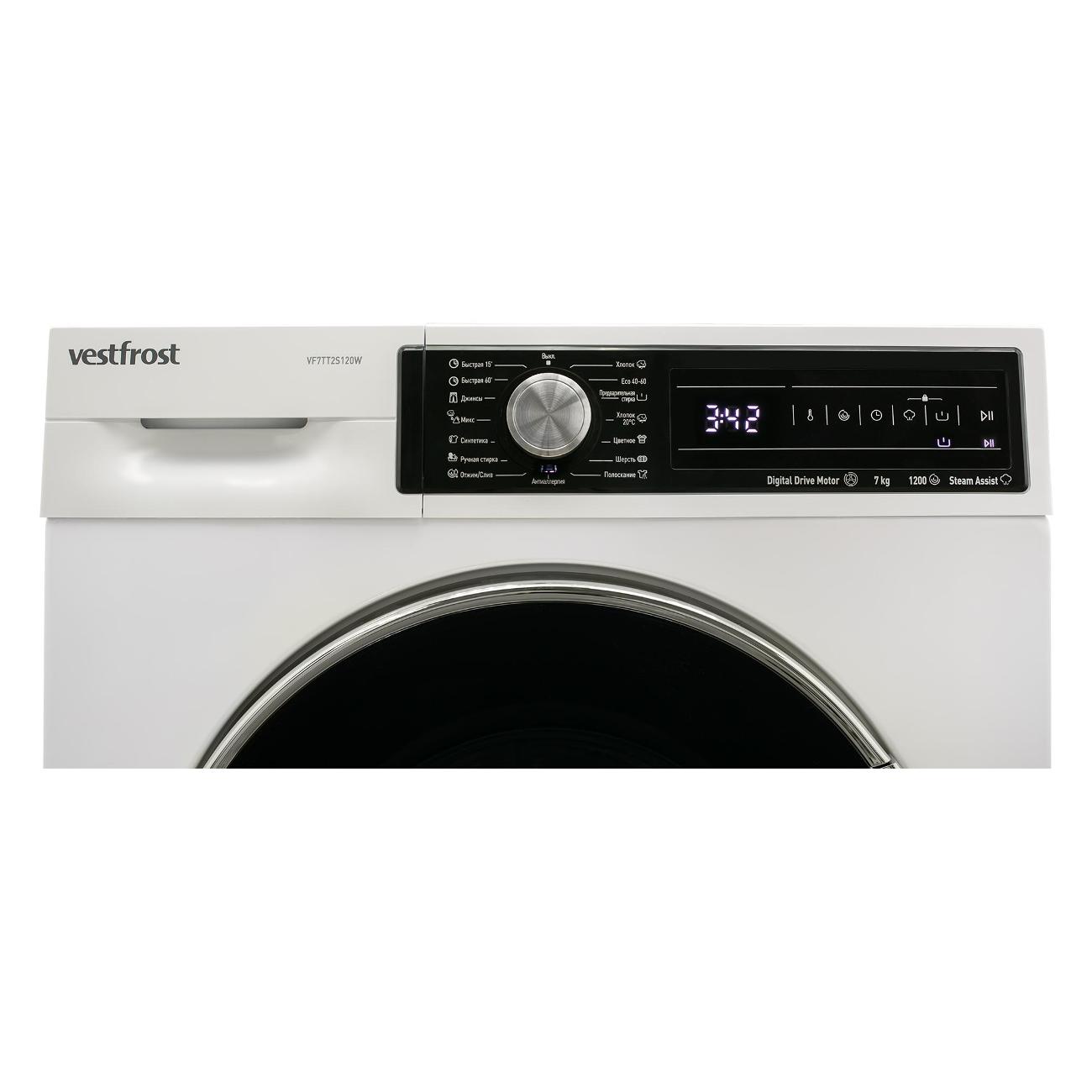 Стиральная машина Vestfrost VF7TT2S120W — изображение 6