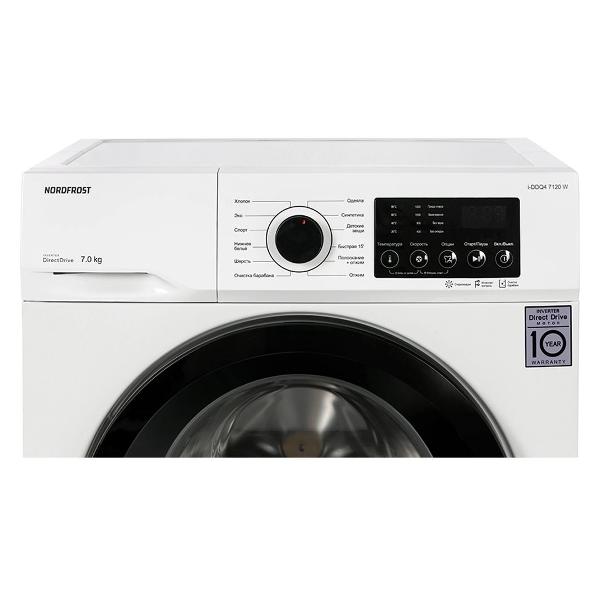 Стиральная машина Nordfrost i-DDQ4 7120 W White — изображение 2