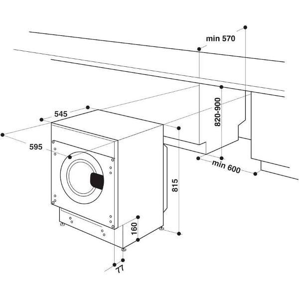 Встраиваемая стиральная машина Hotpoint BI WDHT 8548 V — изображение 9