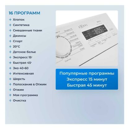 Стиральная машина ZUGEL ZWT612 — изображение 3