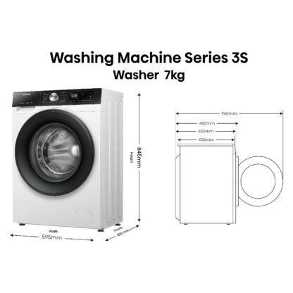Стиральная машина Hisense WF3S7021BB — изображение 7