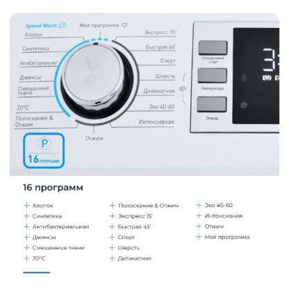 Стиральная машина ZUGEL ZWS7141I — изображение 10