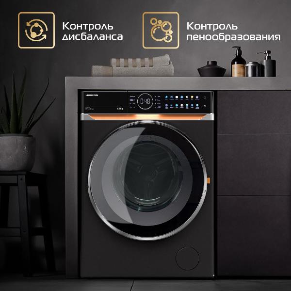 Стиральная машина Hiberg i-DDQ10-814 B — изображение 6