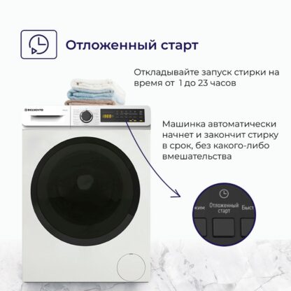 Стиральная машина Delvento Energy Twist VW42622 White — изображение 11