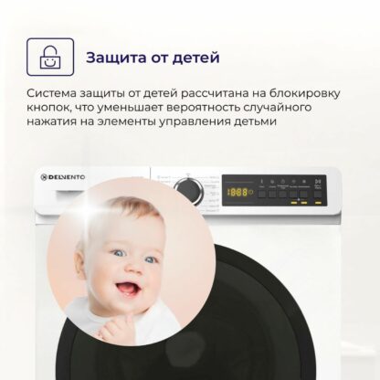 Стиральная машина Delvento Energy Twist VW42622 White — изображение 12