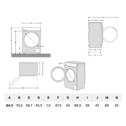 Стиральная машина Korting KWM 42LS1267 B — изображение 4
