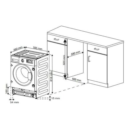 Встраиваемая стиральная машина Beko WITV 8713 XWG — изображение 9