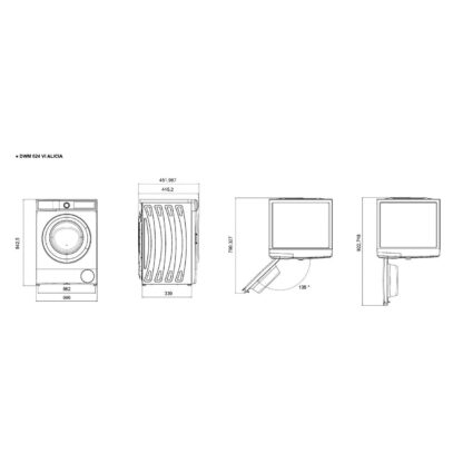 Стиральная машина DeLonghi DWM 624 VI Alicia — изображение 12