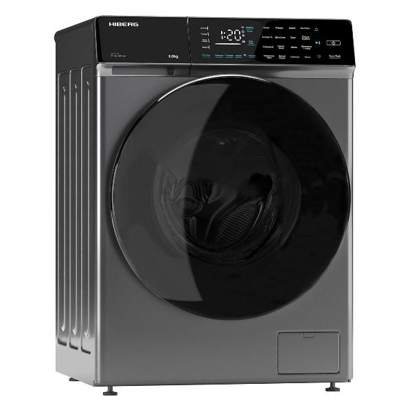 Стиральная машина Hiberg i-DDQ9-612 Sd Dark Grey — изображение 3
