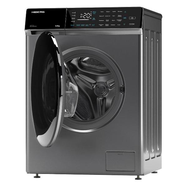 Стиральная машина Hiberg i-DDQ9-612 Sd Dark Grey — изображение 4
