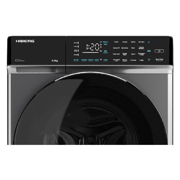 Стиральная машина Hiberg i-DDQ9-612 Sd Dark Grey — изображение 5