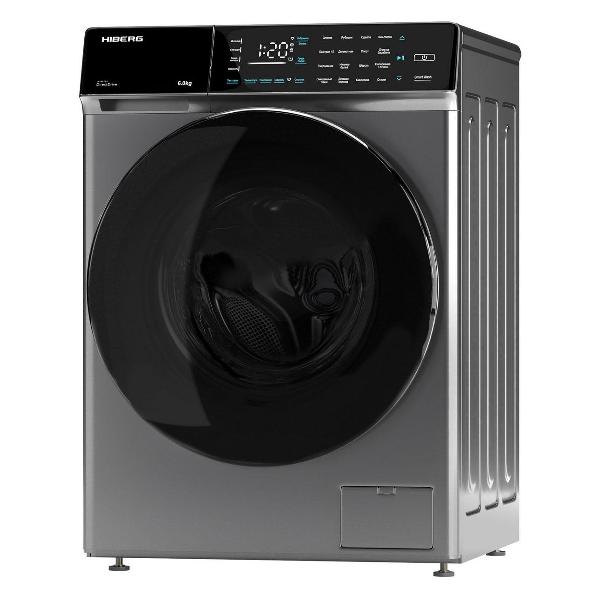 Стиральная машина Hiberg i-DDQ9-612 Sd Dark Grey