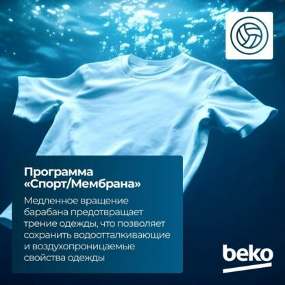 Стиральная машина Beko WSPE7H616A — изображение 13