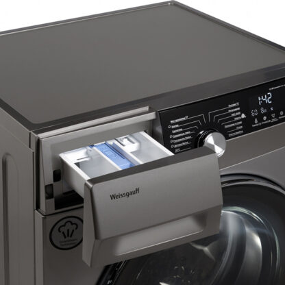 Стиральная машина Weissgauff WM 4947 DC Inverter Steam Silver — изображение 4