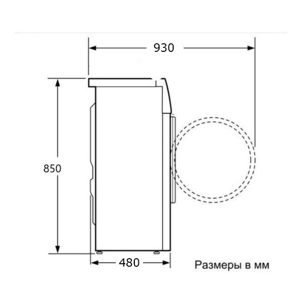 Стиральная машина Timberk T-WM7DC14Q33 — изображение 5