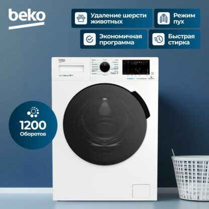 Стиральная машина Beko WSPE6H616W — изображение 9